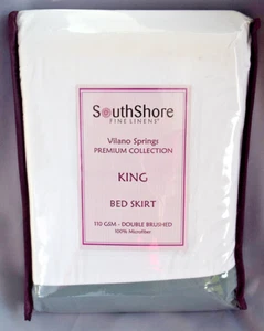 Southshore Vilano Springs 15" King Size Bed Sage Pleated Bed Skirt - Picture 1 of 5