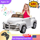 12V Electric Car Licensed Chevrolet 3100 Pickup - Safe and Smooth Ride for Kids 