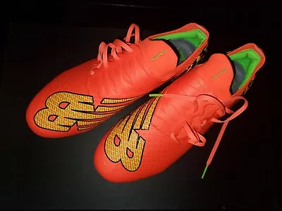 $214 New Balance Furon V7 Pro FG Soccer Cleats Size Men's Size 8 Orange SF1FDF7 - Image 1 of 4