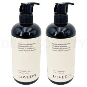 Loved 01 Deep Hydration Hand + Body Lotion 15oz Lot of 2 - Picture 1 of 3