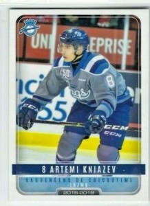 2018-19 Chicoutimi Sagueneens (QMJHL) Artemi Kniazev (San Jose Barracuda)