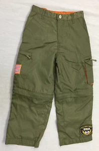 WALT DISNEY WORLD BOYS CONVERTIBLE LINED CARGO PANTS SIZE S - Picture 1 of 5