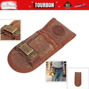 Porta llaves de lona cinta métrica clip para colgar electricista constructor bolsa de herramientas EE. UU. - Imagen 1 de 18