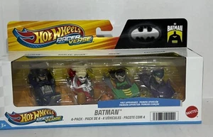 2024 Hot Wheels Racer Verse Batman 4er Pack Harley Q + Robin Catwoman. - Bild 1 von 11