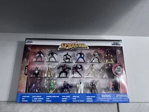 Jada Nano MetalFigs Marvel Spiderman 18 Pack  Diecast Metal Figures Series 8 New - Picture 1 of 7