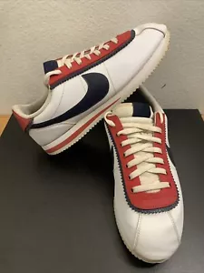 Nike Cortez Double Layered Mens Size 11 Red Obsidian White Basic SE Sneakers - Picture 1 of 12