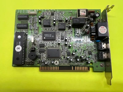 Tarjeta módem Davicom V1456VQH-X 56K ISA envío gratuito Foto 1 de 4