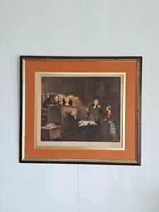 Gaston Hoffman Original Etching Signed Framed - Picture 1 of 8