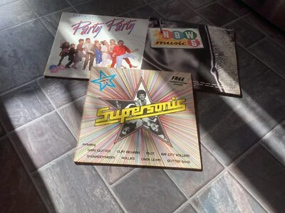 3long player records black lace supersonics now thats music 6 in sleeves - Image 1 of 2