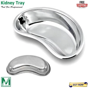 Kidney Tray Instruments Storage Bowl Basin 8'' Dental Surgical Veterinary Dish - Picture 1 of 3