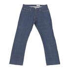 Gustin #52 Men's Straight Selvedge Jeans Size 38 38X30 Blue Button Fly
