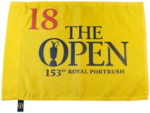 Official 153rd 2025 (British) Open Championship Royal Portrush Golf Pin Flag ⛳️ - Picture 1 of 2