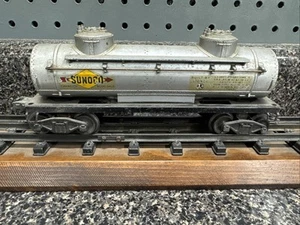 Vintage Lionel 2465 Sunoco Tank Car 2 Dome See Pics For Conditions Lionel Trains - Picture 1 of 10