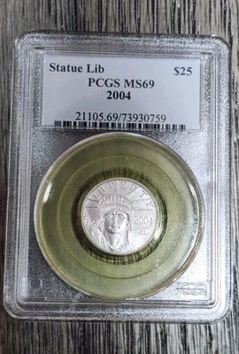 2004 American Platinum Eagle 1/4 oz $25 MS69 - Image 1 of 4