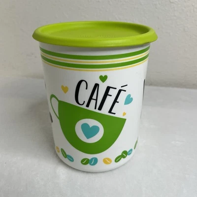 Bote de café Tupperware verde 1,3 L Foto 1 de 4