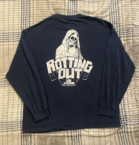 Camiseta Rotting Out Y2K Hardcore Punk Banda Manga Larga Doble Cara 2XL - Imagen 1 de 6