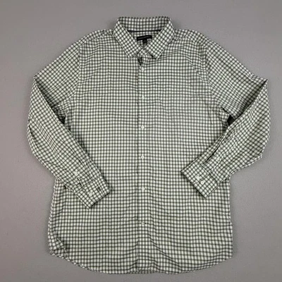 Banana Republic Shirt Mens 2XL Green White Plaid Button Down Long Sleeve Casual - Image 1 of 4