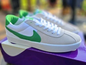 NIKE SB BRUIN REACT WHITE-LUCKY GREEN-WHITE SZ 8.5 [CJ1661-101] NIB - Picture 1 of 15