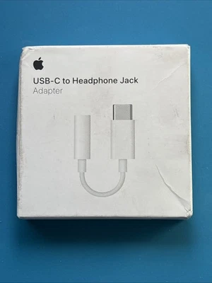 Adaptador conector USBC a auriculares Apple MW2Q3AM/A- A2049 3,5 mm- Original OEM - Nuevo Foto 1 de 4