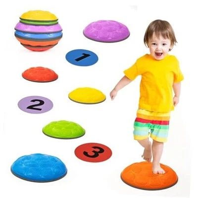  Escalones para niños, 6 piezas entrenamiento de equilibrio y sensorial multicolor Foto 1 de 4