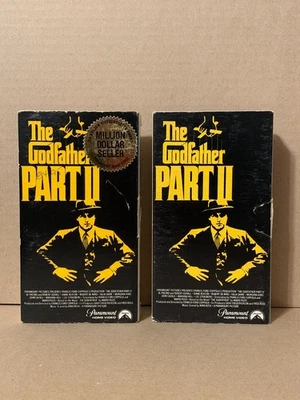 The Godfather Part II 2 (VHS 1979)  Gatefold No UPC - Image 1 of 4