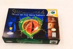 Shadowgate Trials of the Four Tower Nintendo N64 CIB Cartridge Box Manual Poster - Picture 1 of 16