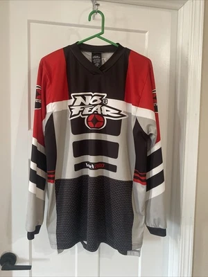 No Fear 2000 Vintage Dirtbike Jersey Motocross Training Longsleeve Vintage Large - Image 1 of 4