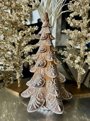 Decoración de árbol de Navidad brillante estilo pan de jengibre Foto 1 de 4