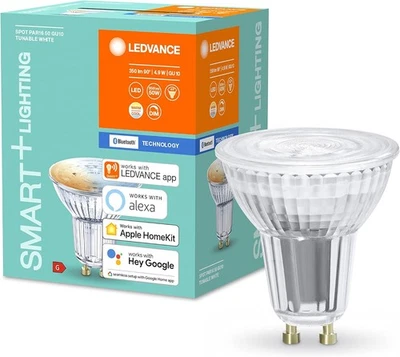 LEDVANCE Smart+ LED Bluetooth GU10 Reflektor Lampe 4.9W dimmbar Leuchtmittel - Bild 1 von 4