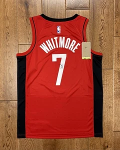 Cam Whitmore signiertes NBA Trikot Authentic Autogramm - Houston Rockets - Bild 1 von 4