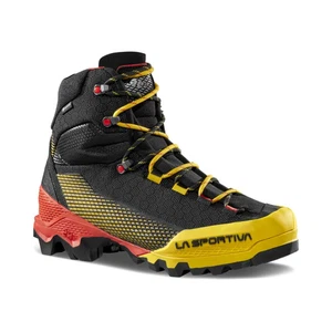 LA SPORTIVA Aequilibrium ST GTX boots - black/yellow - size 40.5 UK 7 - RRP £325 - Picture 1 of 5