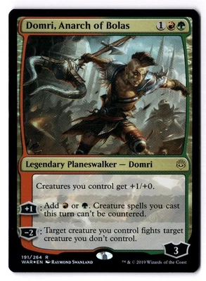 Domri, Anarch Of Bolas NM* FOIL War Of The Spark ENGLISH 191/264 mtg -UnltdCards - Image 1 of 2