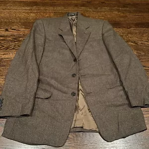 Pal Zileri Wool Cashmere Blend Sport Twead Coat Size 50 (40 US) - Picture 1 of 7