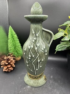 Jim Beam 1965 Pussy Willow Green Decanter - Picture 1 of 7