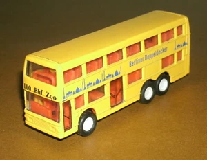 1/95 Scale Leyland Olympian Diecast Double Decker Bus (4") Berliner Doppeldecker - Picture 1 of 6