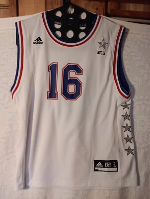 Youth XL Adidas 2015 NBA ALL-STAR Game EAST Jersey Pau Gasol 16 Chicago Bulls VG - Image 1 of 4