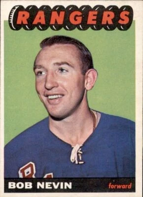 1965-66 Topps Hockey #93 Bob Nevin NM *RC4 - Image 1 of 2