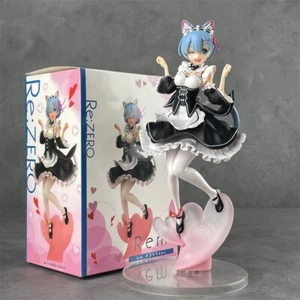 Anime Re:Zero Starting Life in Another World Rem Maid Cat Ear Anime Figure Boxed - Picture 1 of 11