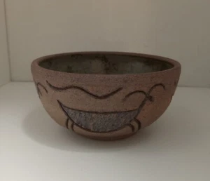 Native American Pottery Deer Bowl SIGNED Sus 4 1/8” - Picture 1 of 7