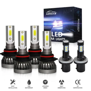 For 2001 ~ 2006 Chevy Tahoe 8000K LED Headlight Hi/Lo + Fog Light Bulbs Combo 6x - Bild 1 von 12