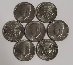 Kennedy Half Dollars, Mixed (1971-1980) "No 1976" Roll of 20 - Picture 1 of 1