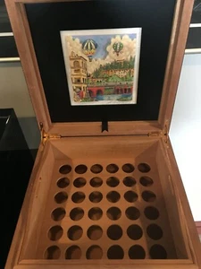 Romeo Y Julieta Humidor with Charles Fazzino 3-D Giclee Print Signed & Numbered - Picture 1 of 4