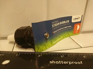 Orbit Black Plastic Half-Circle Stream Bubbler 1/2 in. Inlet with Nozzle NEW FS! - Picture 1 of 6