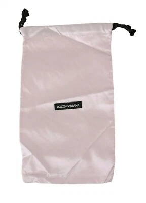 DOLCE & GABBANA Dustbag Cover Bag Cotton White Drawstring Shoebag 35cm x 20cm - Image 1 of 4