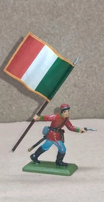 Soldatini- Garibaldino Britains (Modifica) 1/32 Plastica dipinta G.Berselli  - Immagine 1 di 2