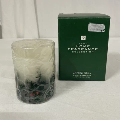 Vintage Avon Home Fragrance Collection Holiday Tree Botanical Candle - Image 1 of 4