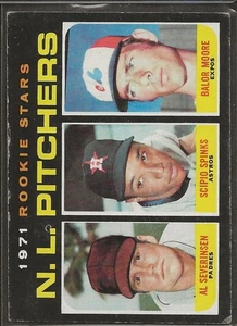1971 MLB Topps #747 Rookie Stars Al Severinsen, Scipio Spinks, Balor Moore - Picture 1 of 2