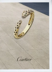CARTIER - Luxury Gold Leopard Ring Jewellery - Magazine 1 Page PRINT AD - Picture 1 of 1