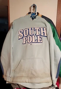 Y2K Southpole Heavyweight Baby Blue Hoodie Streetwear Hip Hop Rap Xl Read!!!!!!! - Picture 1 of 9