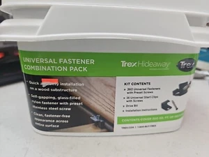 Trex Hideaway universal fastener combination pack UNIVCOMBOCLIP200 - Picture 1 of 2